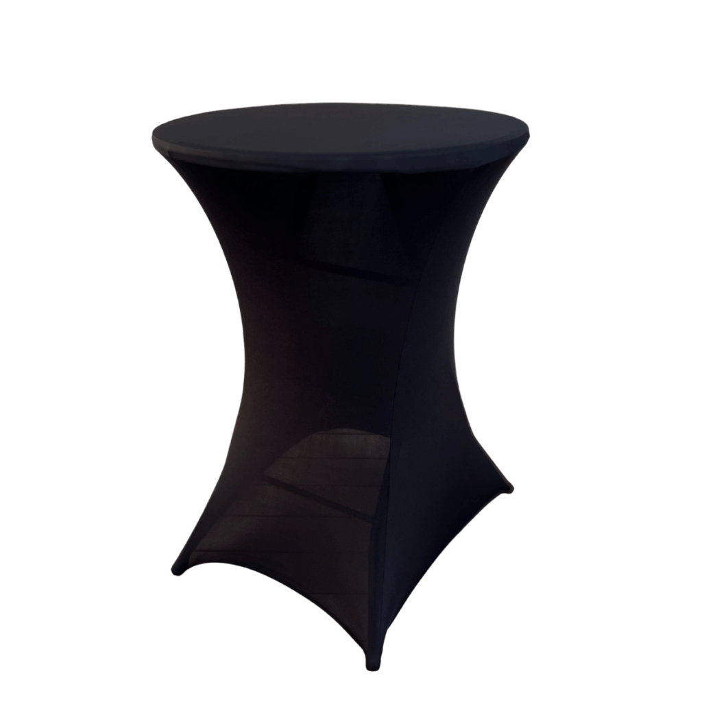 Table mange-debout + housse noire