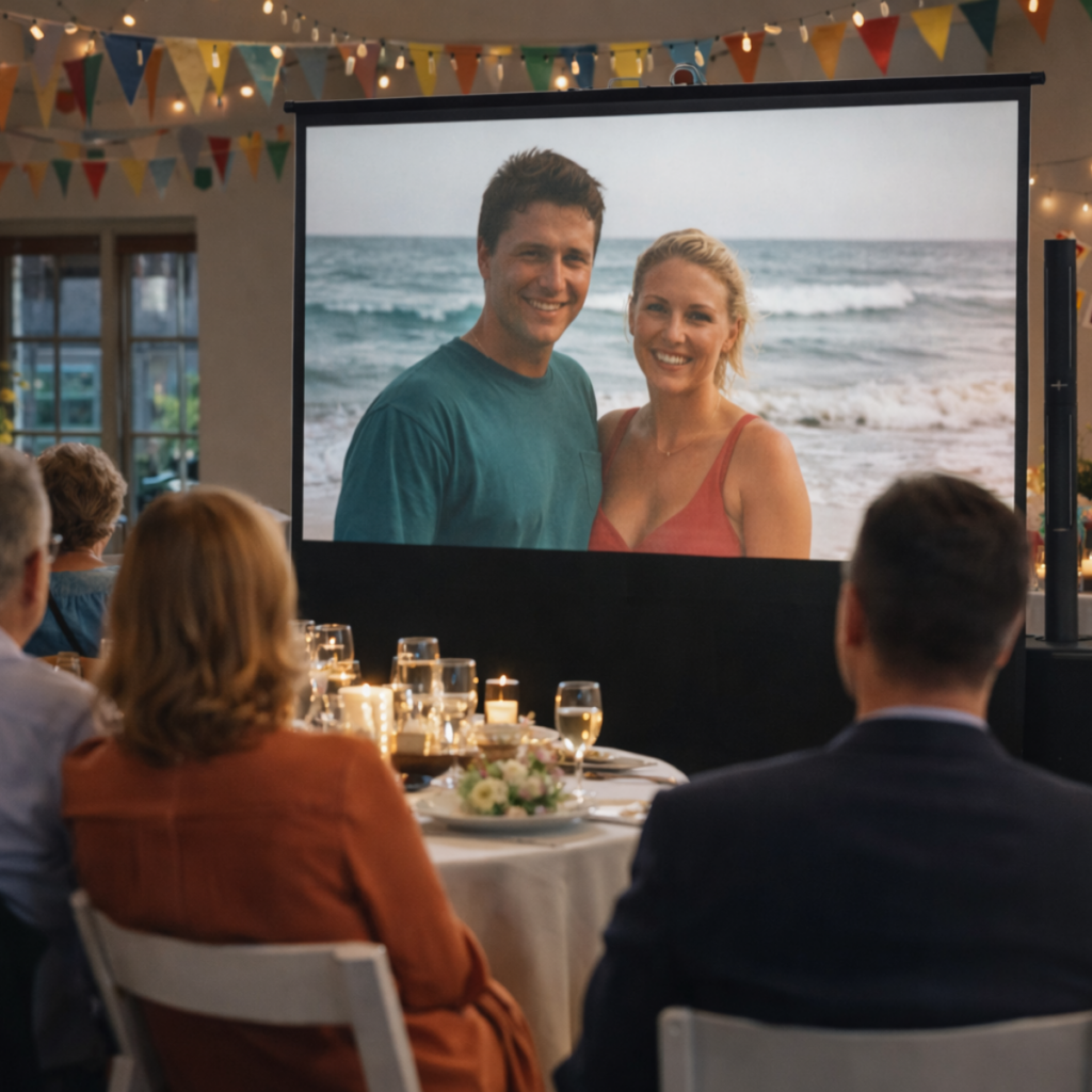 Location écran de projection - Agence LDMN - Caen