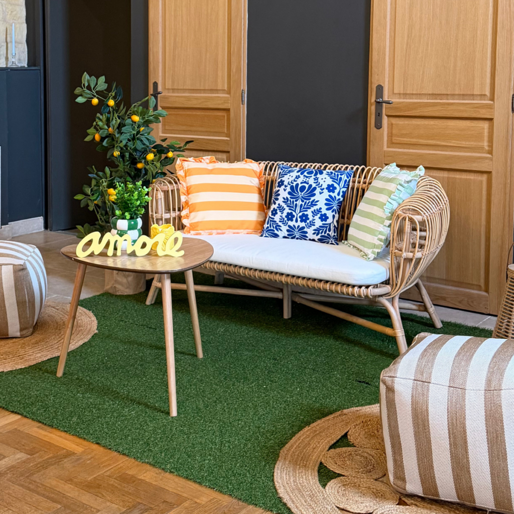 Canapé en rotin - DOLCE VITA - Agence LDMN