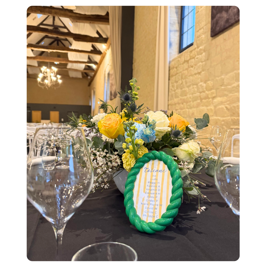 Décoration table DOLCE VITA - Agence LDMN CAEN