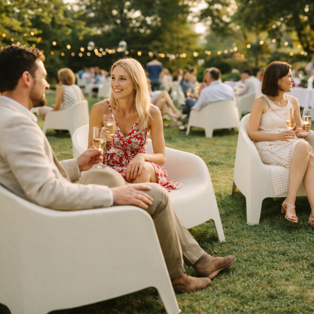 Fauteuil lounge de jardin - Location Agence LDMN - CAEN
