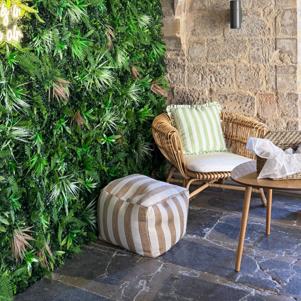 Fauteuil en rotin Agence LDMN