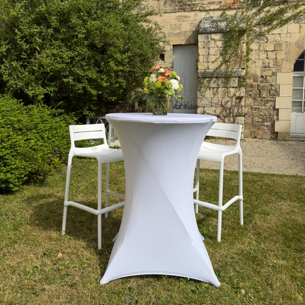 Location chaises hautes blanches pour mange debout agence ldmn (1)