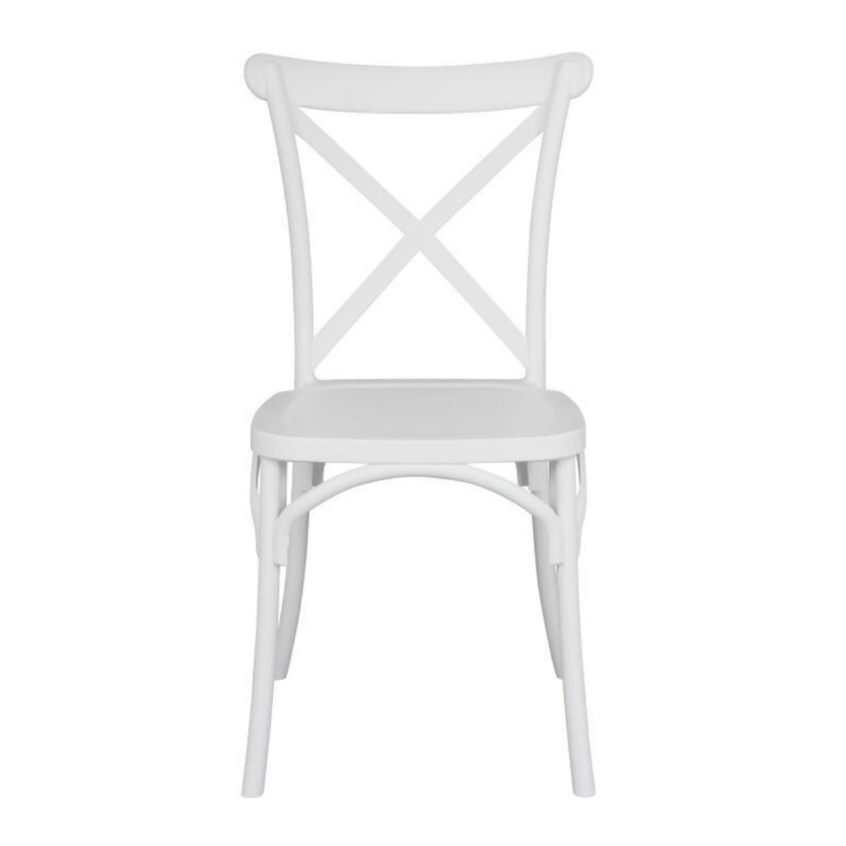 Location chaise blanche dos croisé à Caen par l'Agence LDMN