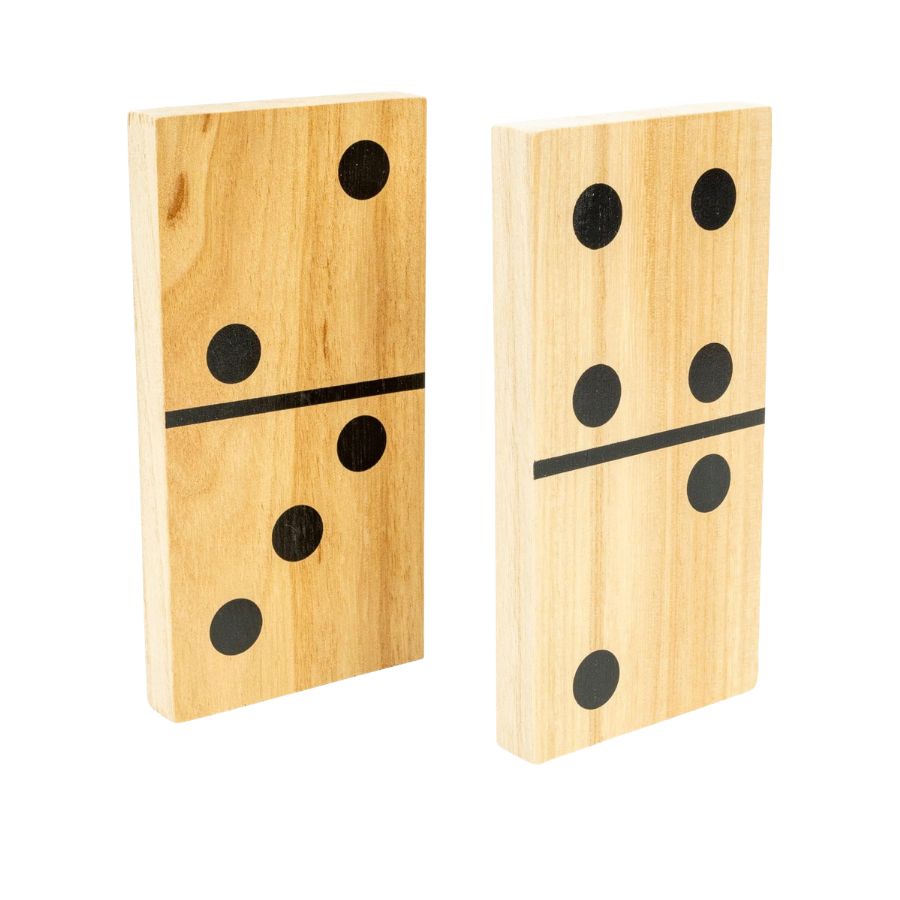 Location domino géant jeu en bois xxl à Caen par l'Agence LDMN