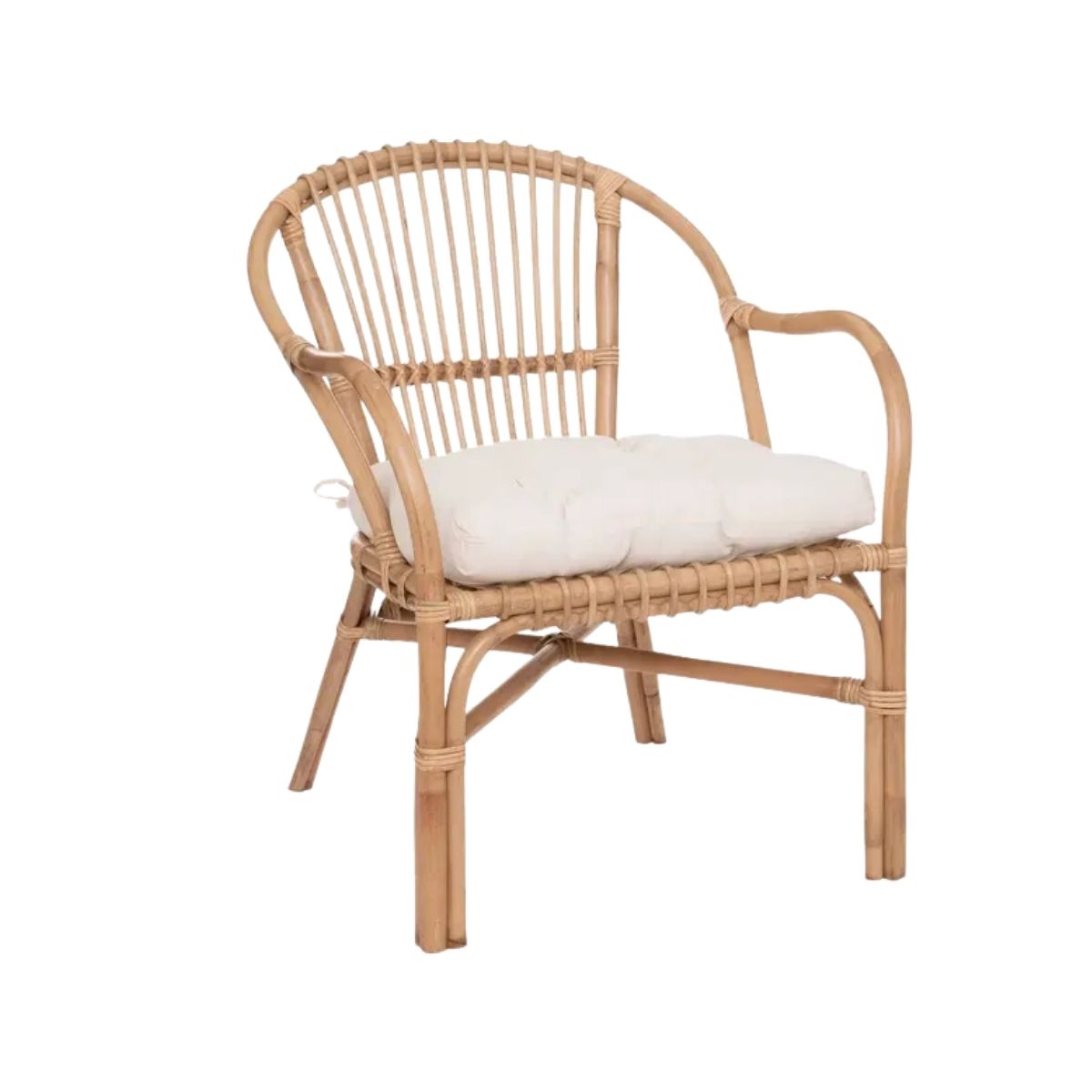 Location fauteuil simple en rotin à Caen par l'Agence LDMN