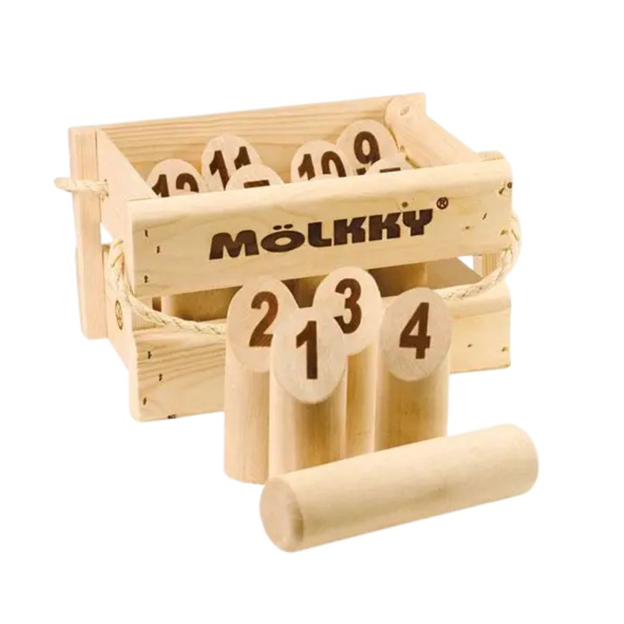 Location mölkky jeu en bois géant à Caen par l'Agence LDMN