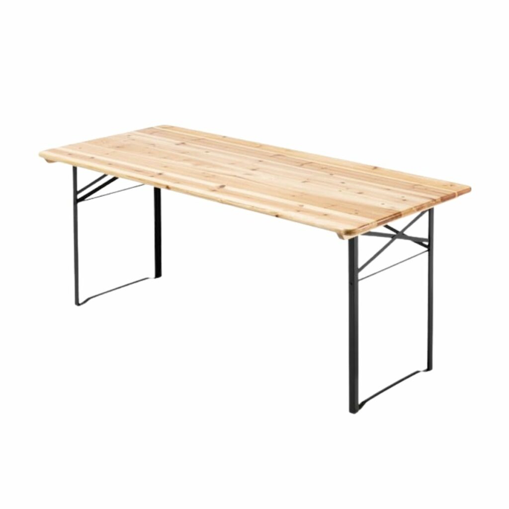 Location table bois pliante à Caen par l'Agence LDMN