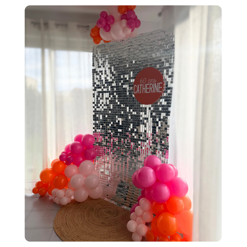 Photocall panneaux scintillant - Agence LDMN